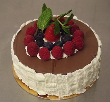 vacherin bio chocolat